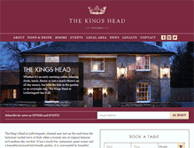 Tablet Screenshot of kingsheadnorfolk.co.uk